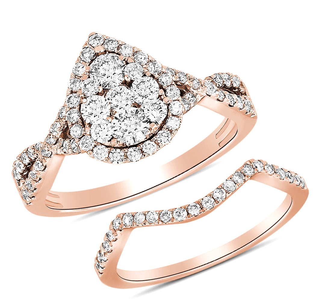 Timeless 14k Rose Gold 1ct Lab Grown Diamond Ring