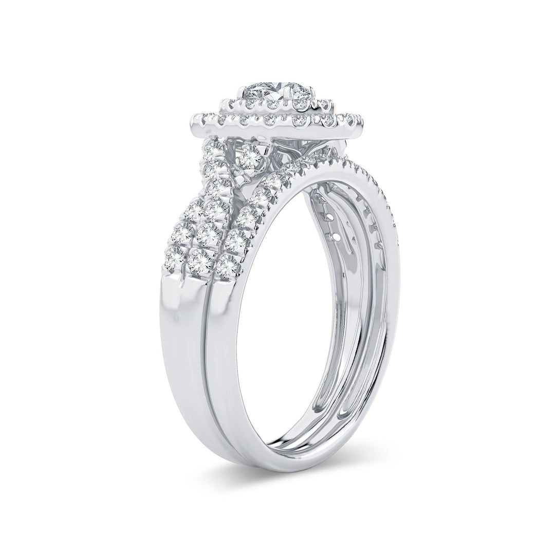 Timeless 14k White Gold Lab Diamond Engagement Ring (1.00 CT)