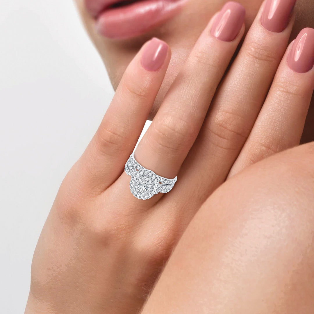 Timeless 14k White Gold Lab Diamond Engagement Ring (1.00 CT)