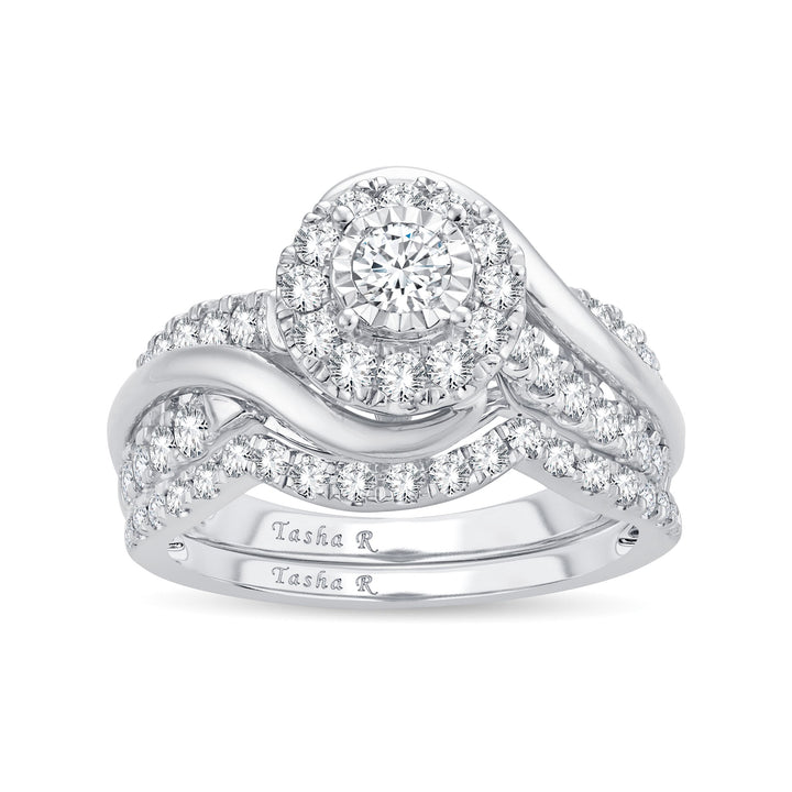 Brilliant 14k White Gold Lab Diamond Engagement Ring (1.10CT)