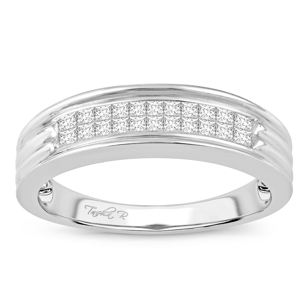 14k 0.50ct Mens Band