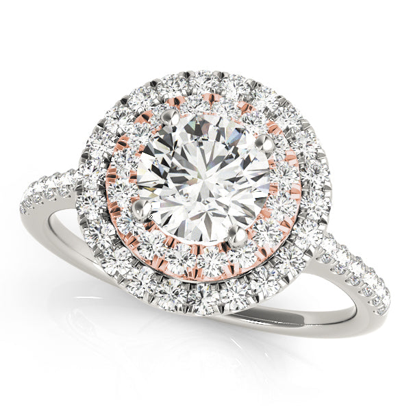 Halo Diamond Engagement Ring