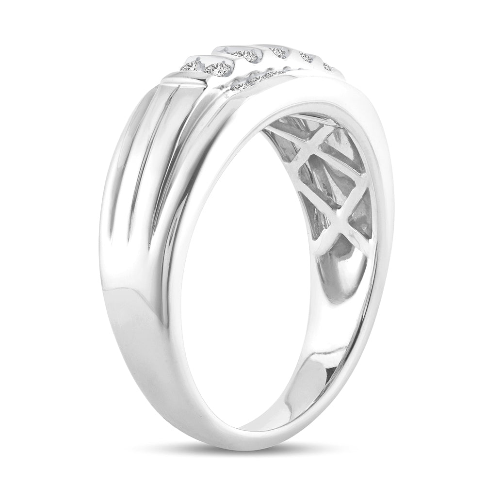 14K  0.50CT  Mens Band