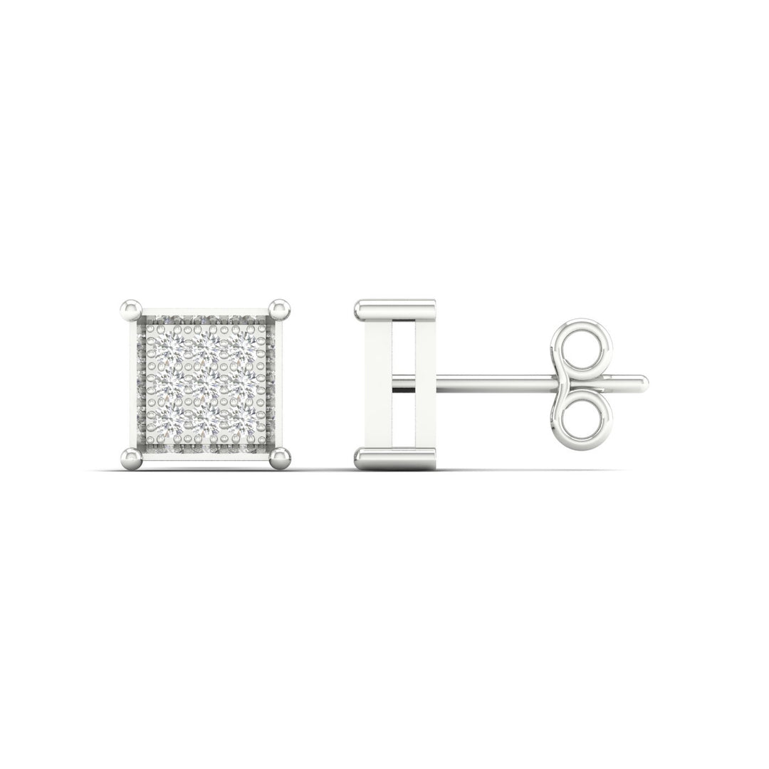 Exquisite 10K 0.05CT Diamond Earring