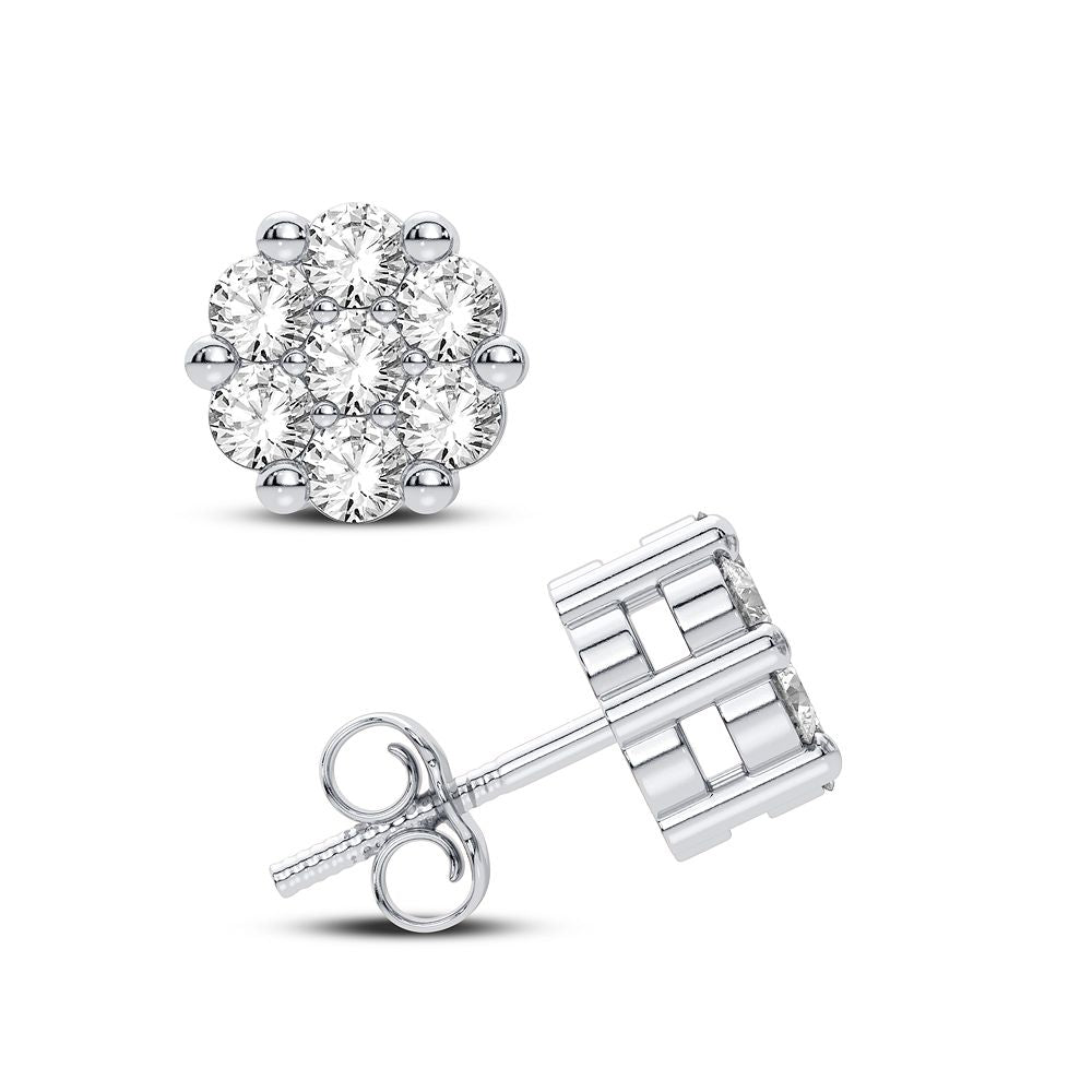 14K 0.32CT Diamond Earring