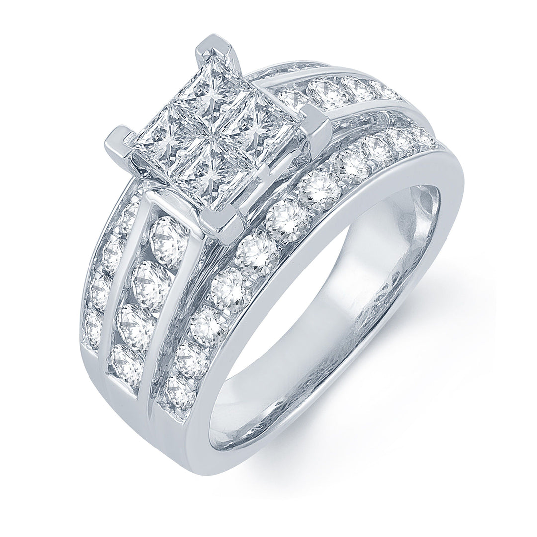 14K 1.75CT PR/CT Diamond RING.