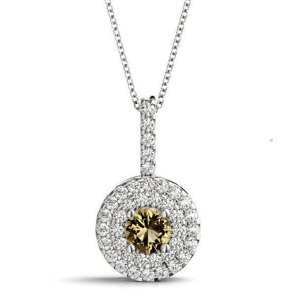 Halo Diamond Pendant