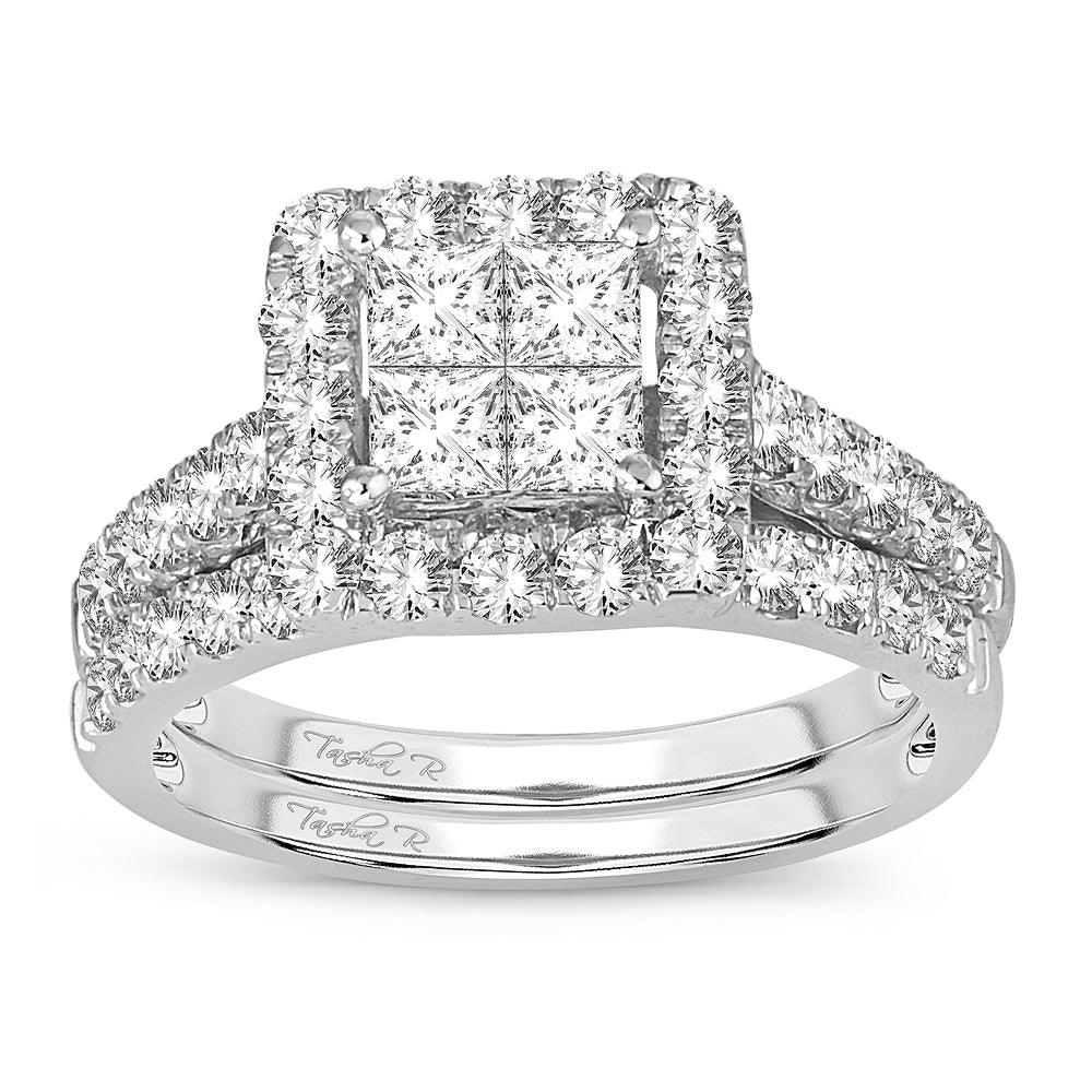 Luminous 14k White Gold 1.75ct Lab Diamond Engagement Ring