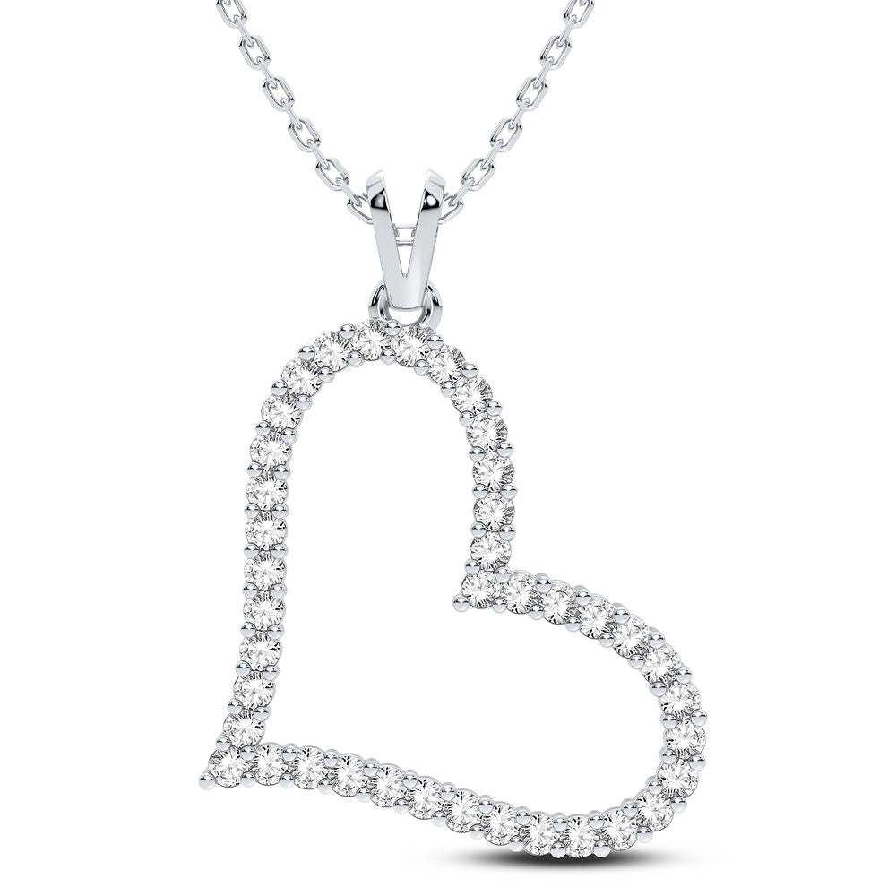 10K 0.50CT Diamond Pendant