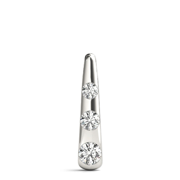 Three Stone Diamond Pendant