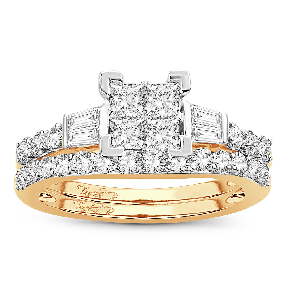 14K 1.50CT Diamond BRIDAL RING