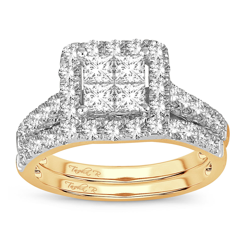 14K 1.75ct Bridal Ring