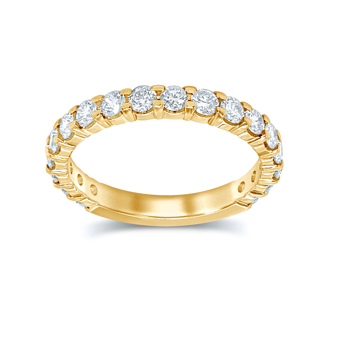 14K 0.20CT Diamond Band (18 Diamond Stones)