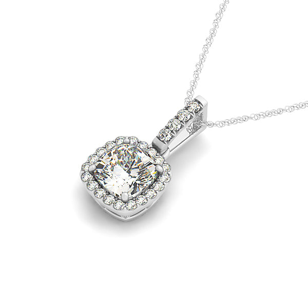 Halo Diamond Pendant