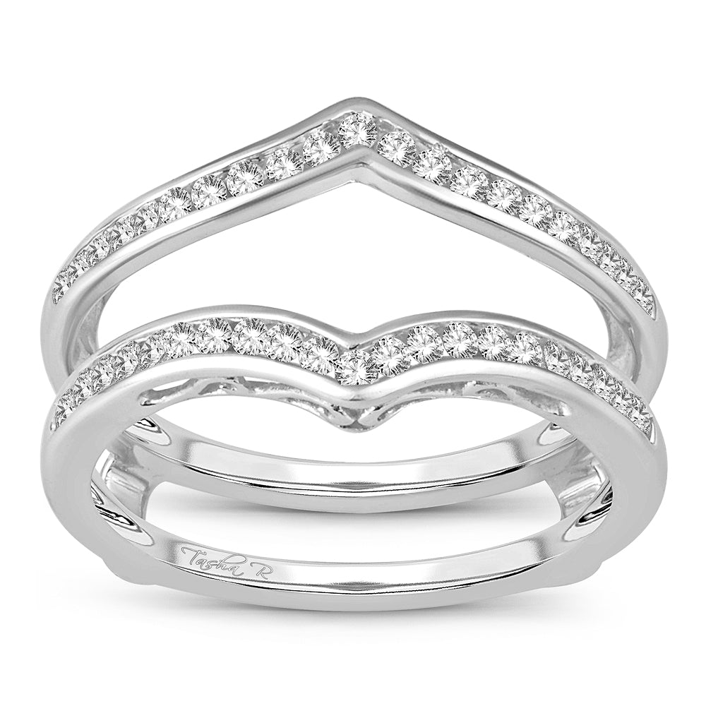 14K 0.38CT Diamond RING GUARD