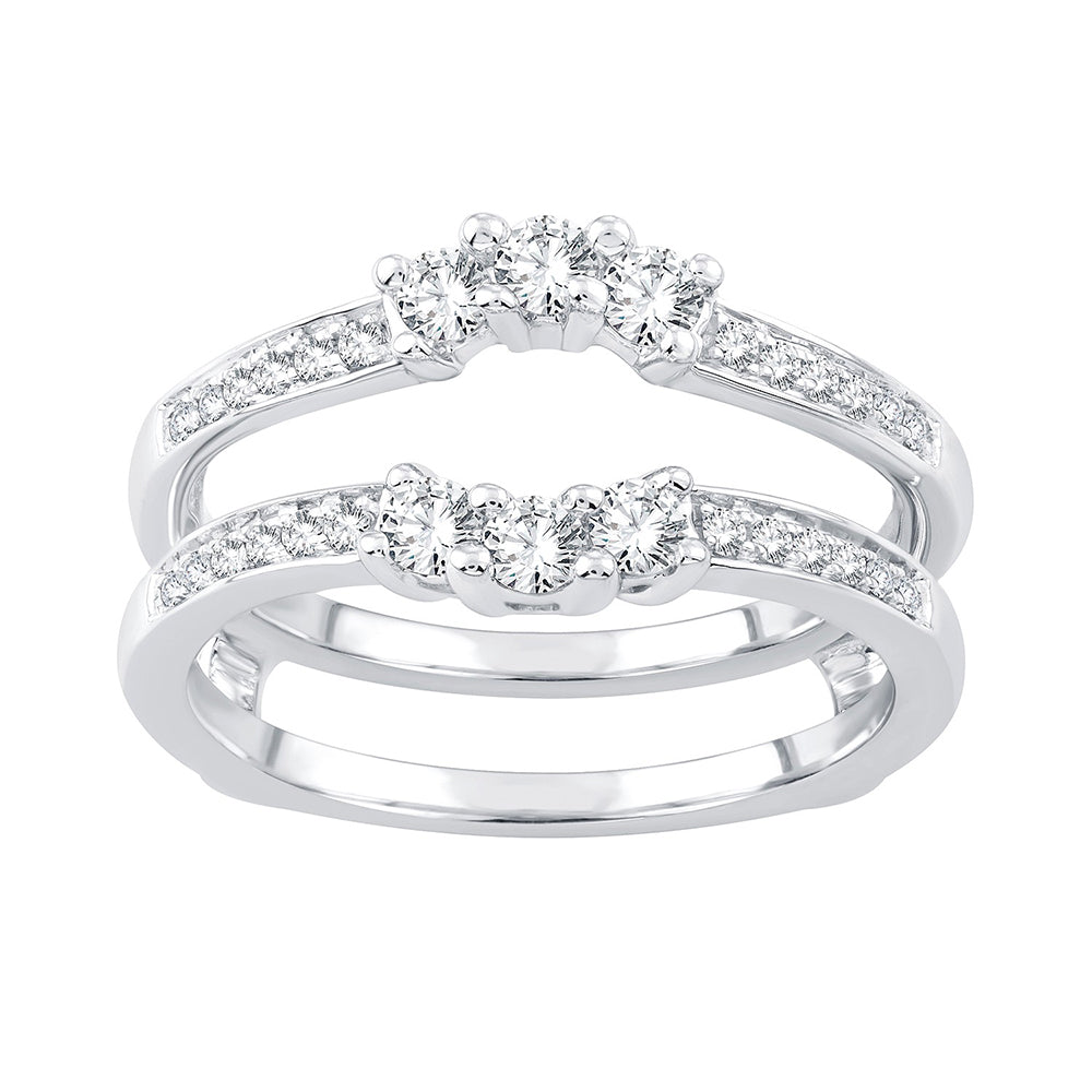 14K 0.50CT Diamond RING GUARD