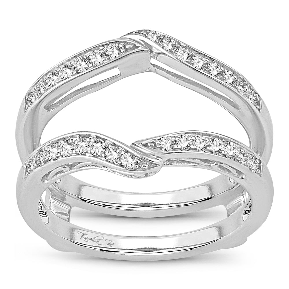 14K 0.33CT Diamond RING GUARD