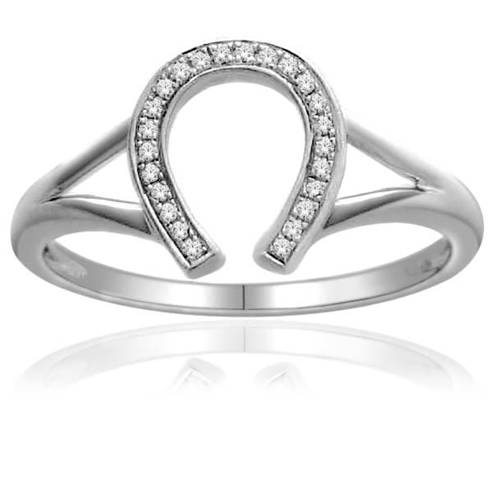 10K 0.07CT Diamond Fashion Ring