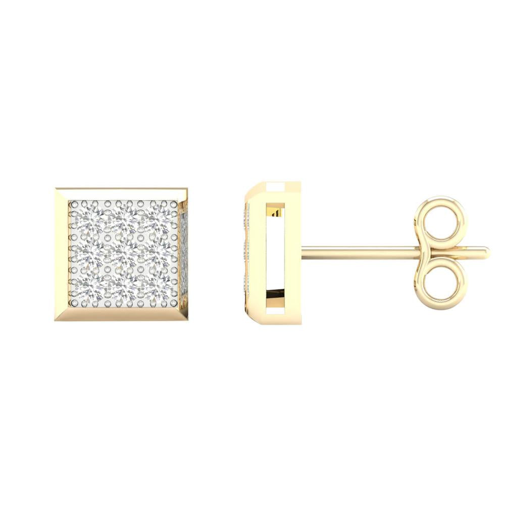 10K 0.05ct Diamond Earrings