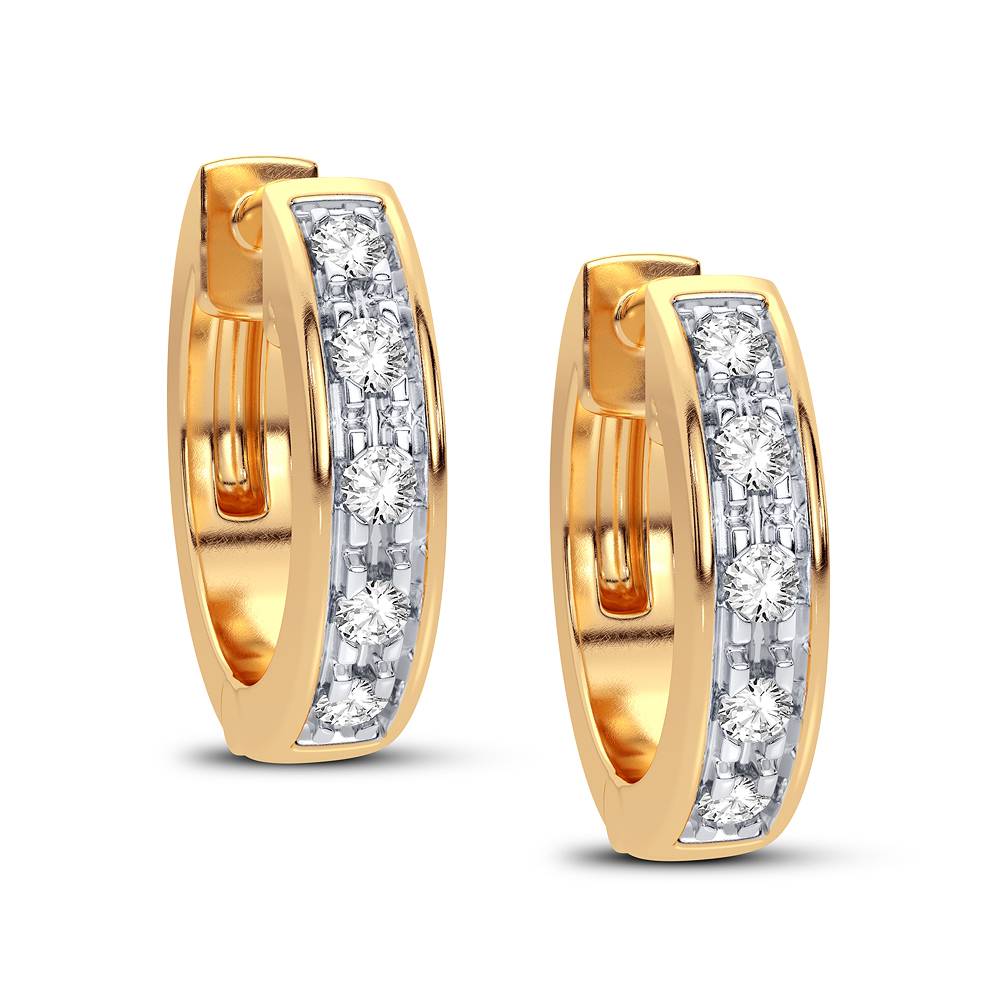 10K 0.05CT Diamond Earring