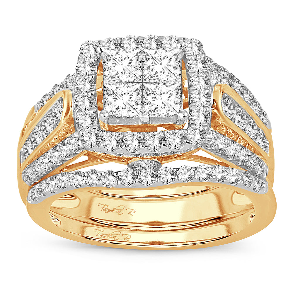 14K 2.25CT DIAMOND BRIDAL RING