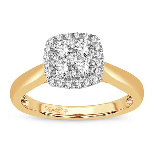 14K 0.48ct Diamond Ring