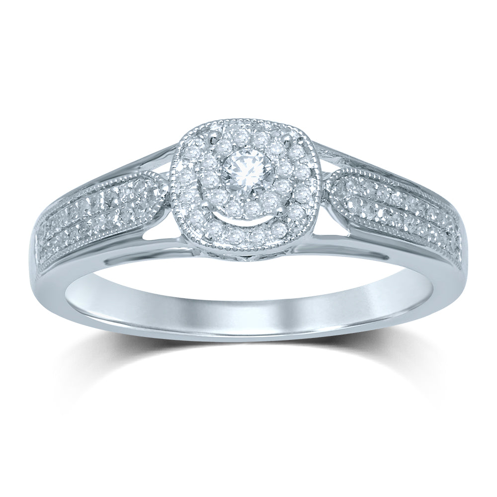 14K 0.27CT Diamond RING