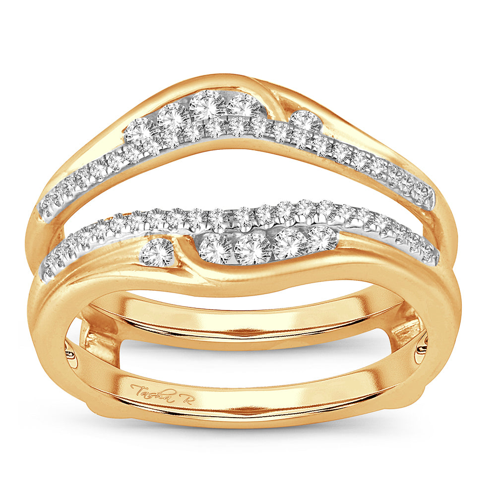 14K 0.34CT Diamond RING GUARD