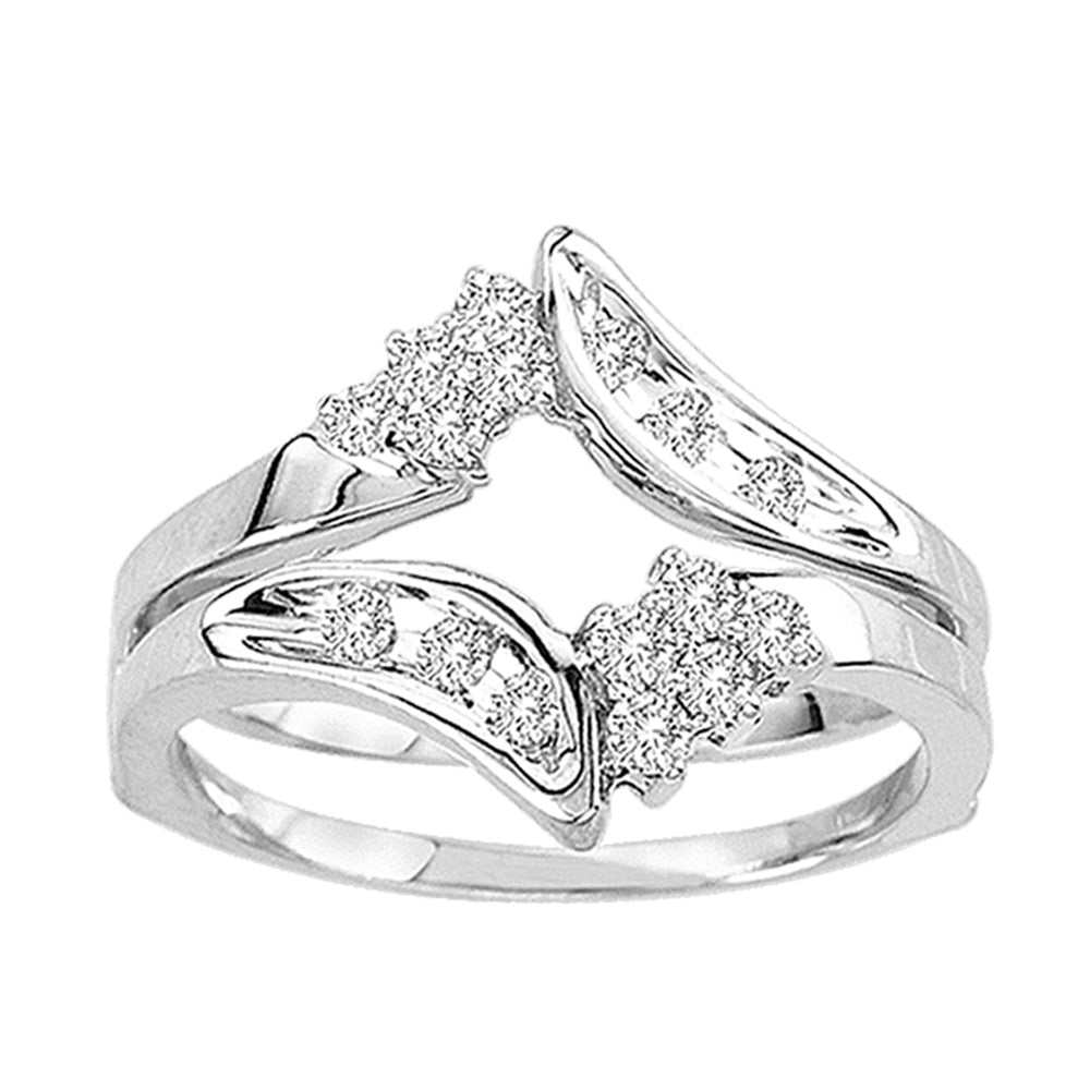 14K 0.33CT Diamond RING GUARD