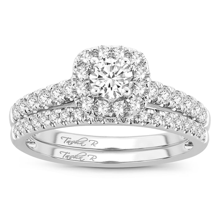Brilliant 14k White Gold Lab Diamond Engagement Ring (1.00CT)