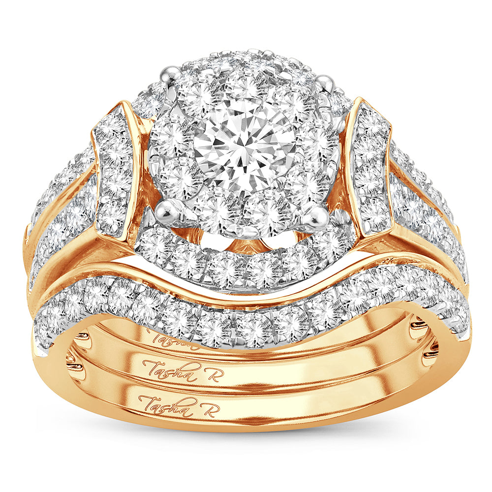 14K 2.00CT Diamond BRIDAL RING