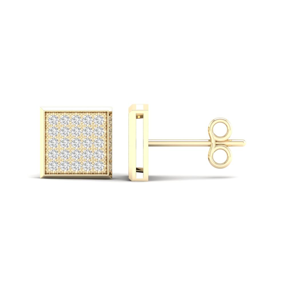 10K 0.15ct Diamond Earrings