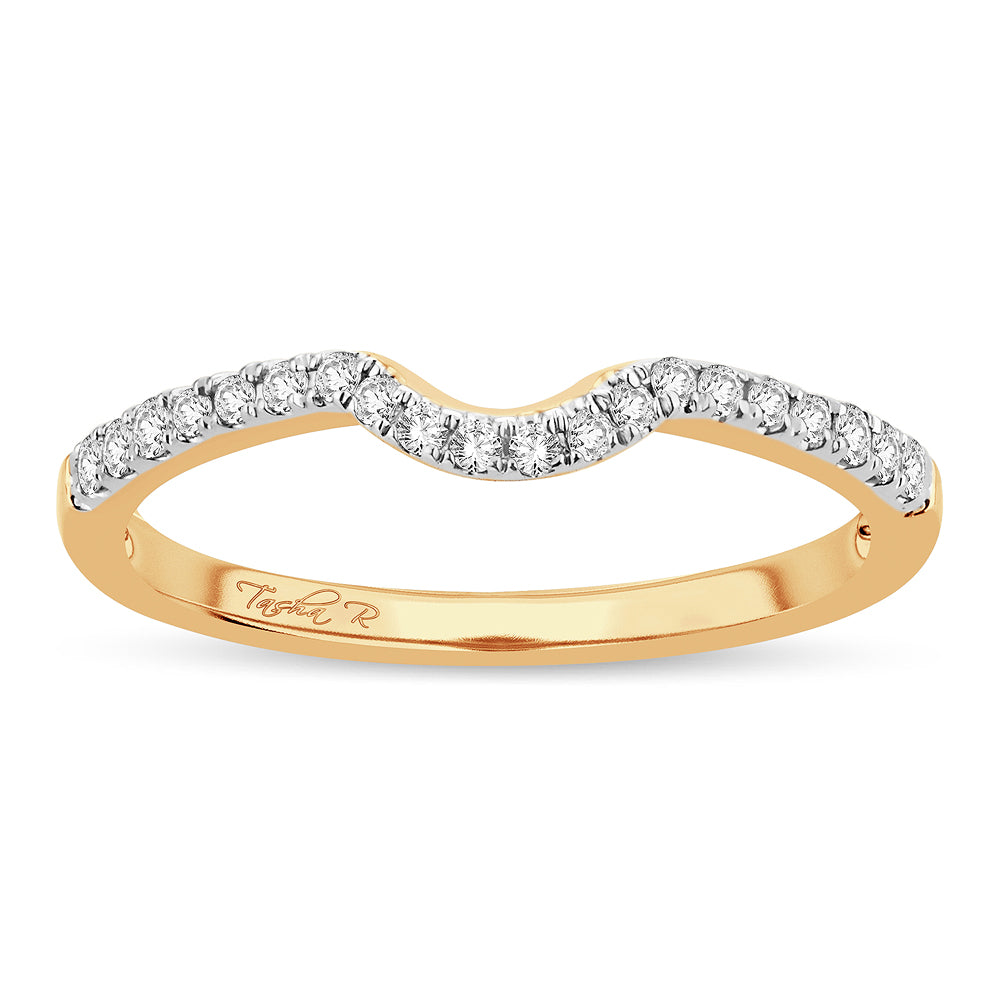 14K 0.16Ct Diamond Enhancer Band