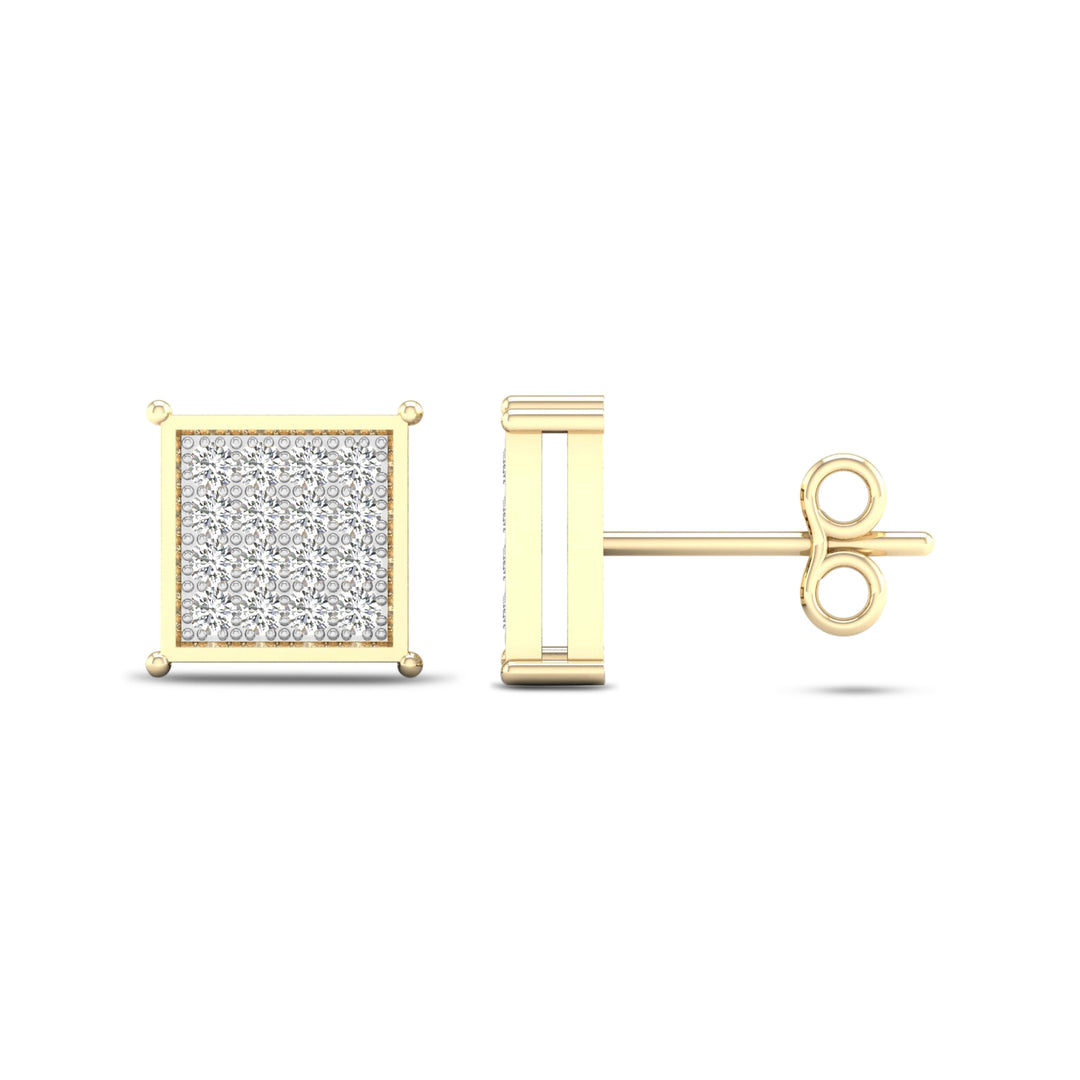 10K 0.10CT Diamond Earring