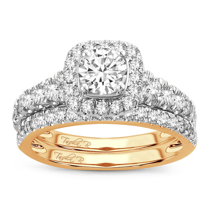 14K 1.00CT  Diamond BRIDAL RING