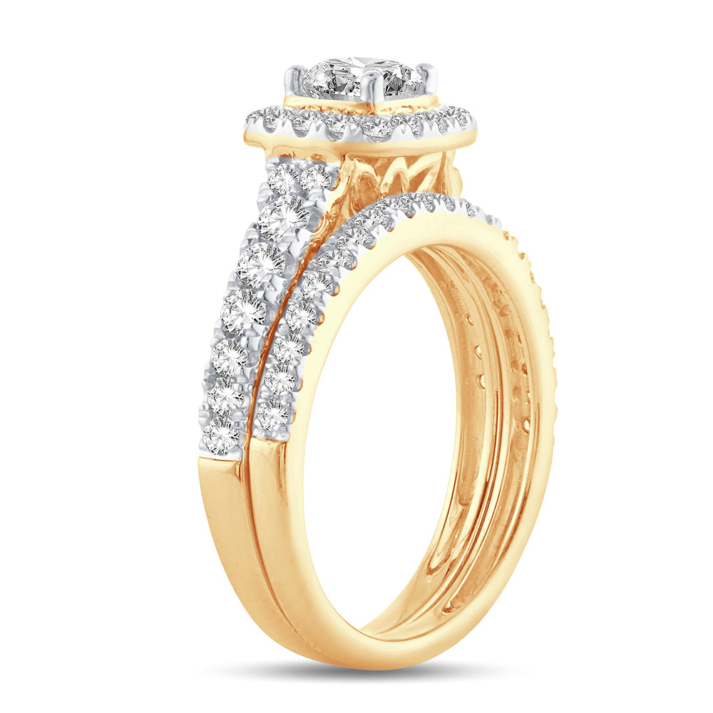 14K 1.00CT  Diamond BRIDAL RING