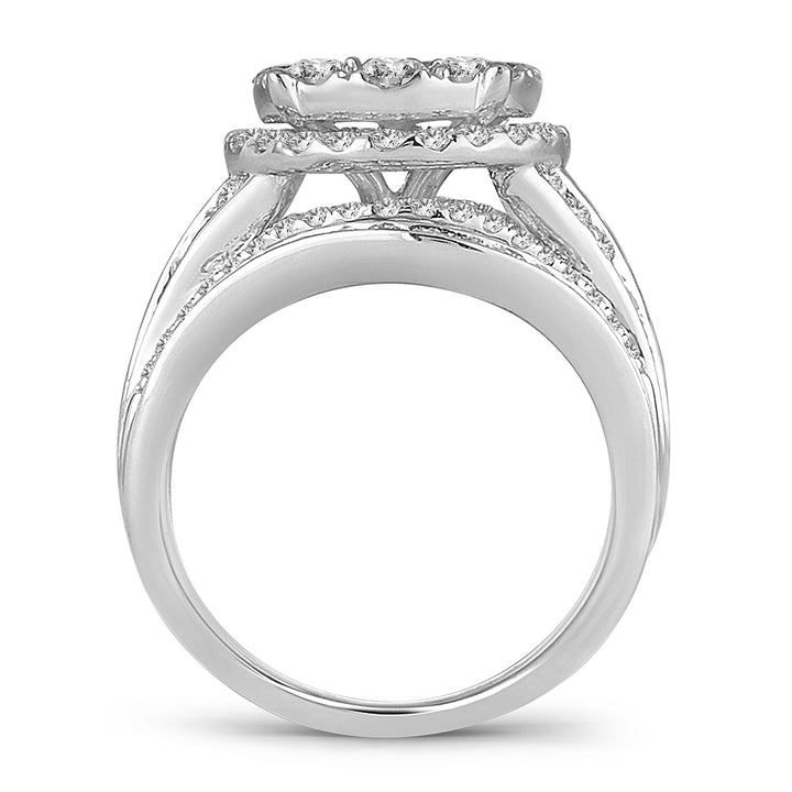 14K 2.52CT DIAMOND  BRIDAL RING