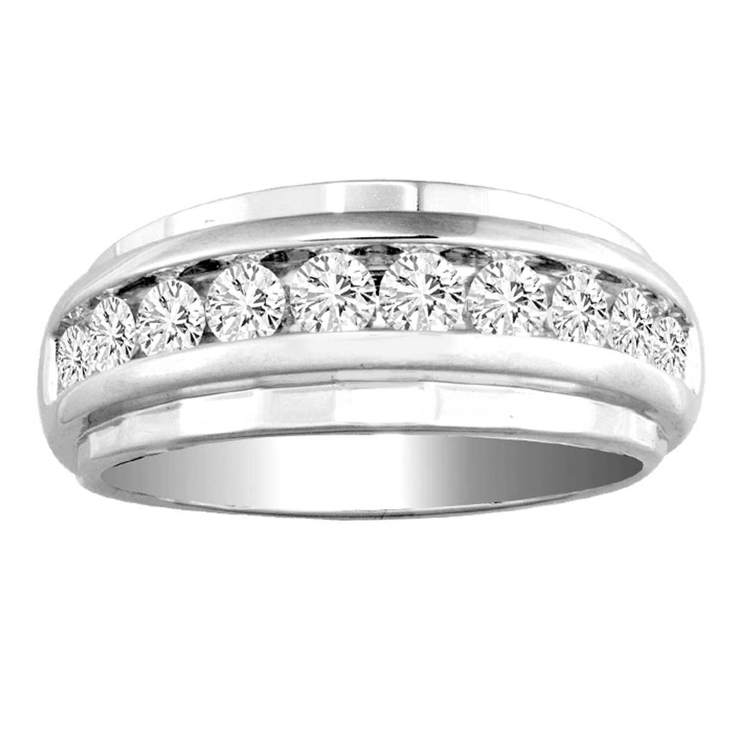 14K 1.00CT Diamond MEN&apos;S  BAND
