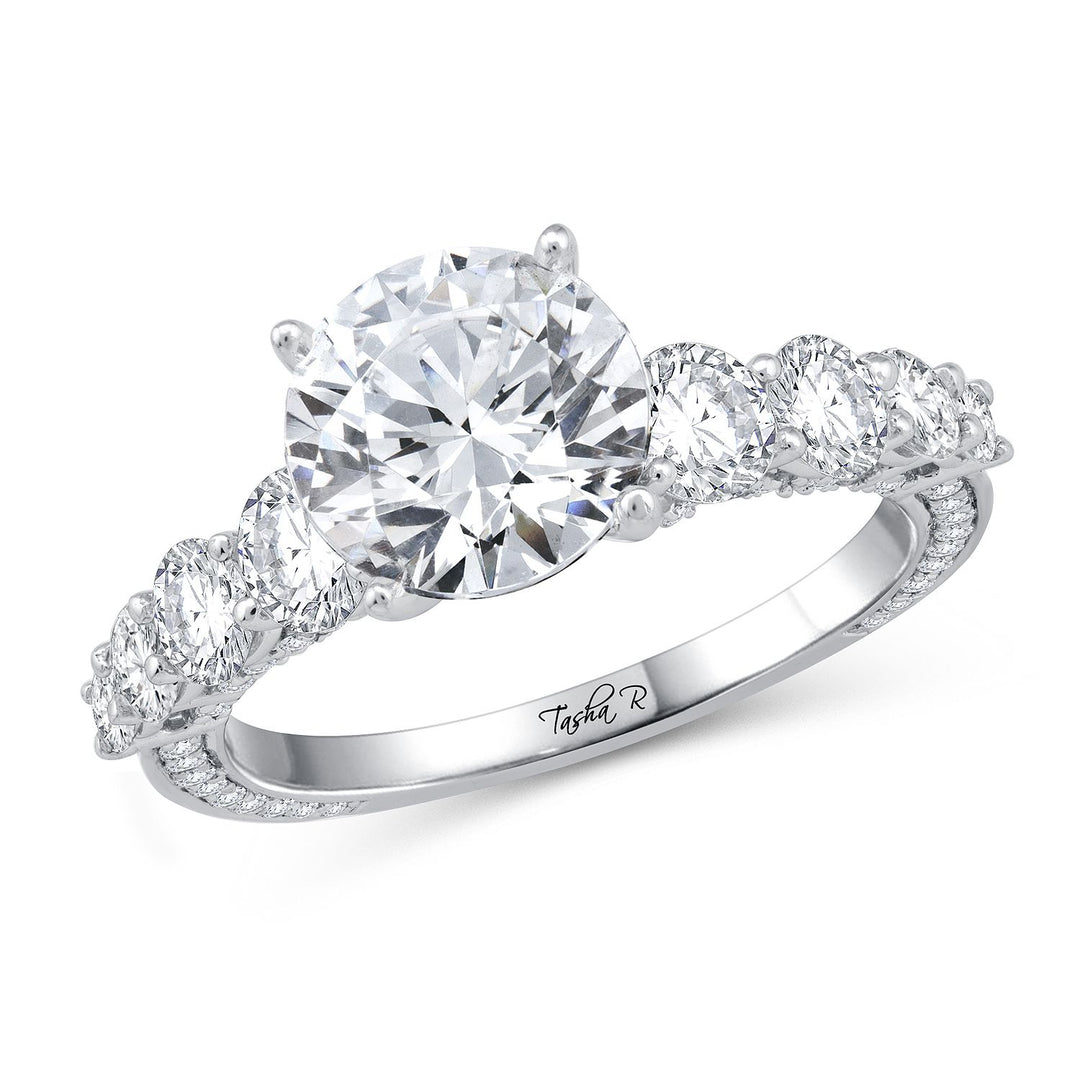 18K 1.56CT Diamond SEMI MOUNT