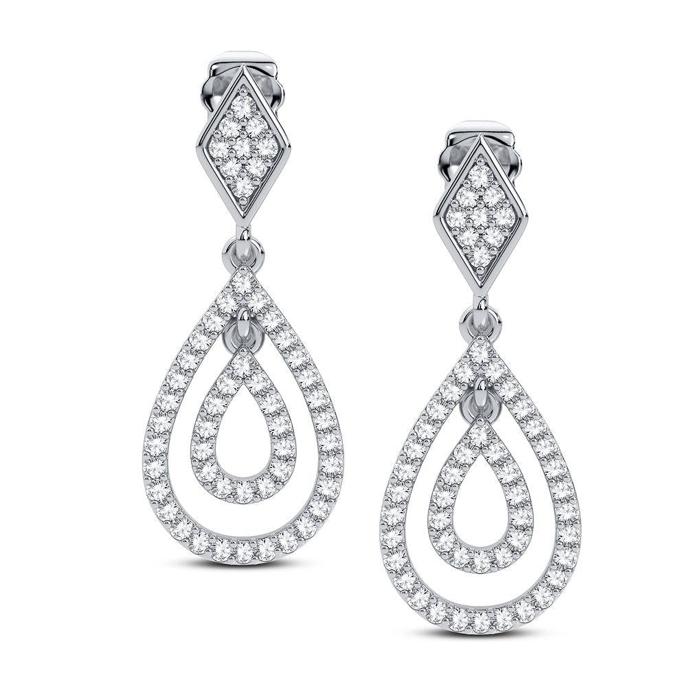 14K 0.29CT DIAMOND EARRING