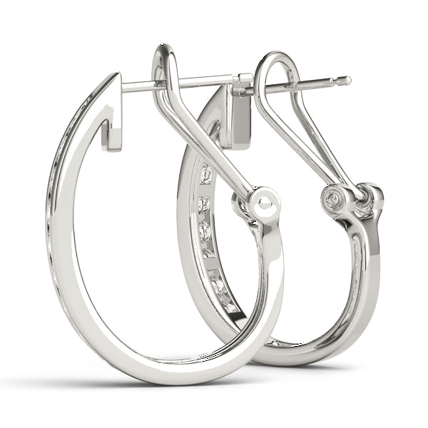 EARRINGS HOOP EARRINGS J-HOOPS