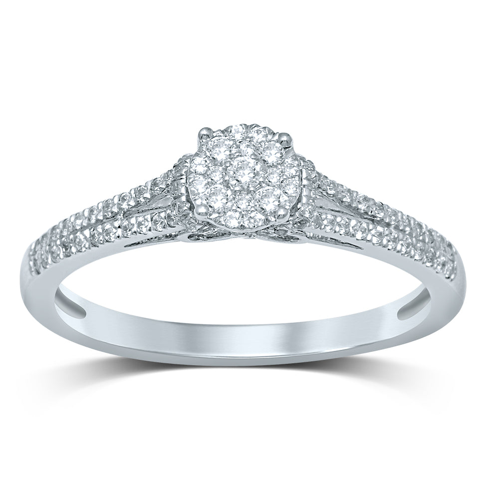 14K 0.27CT Diamond RING