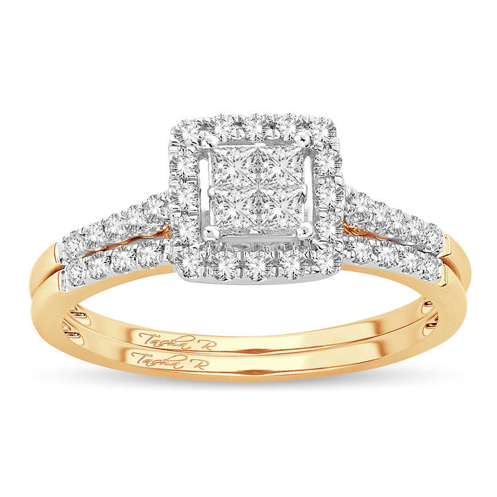 14K Yellow Gold Lab-Grown Diamond Engagement Ring (0.51CT)