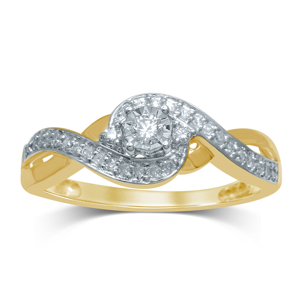 14K 0.25 CT Diamond RING