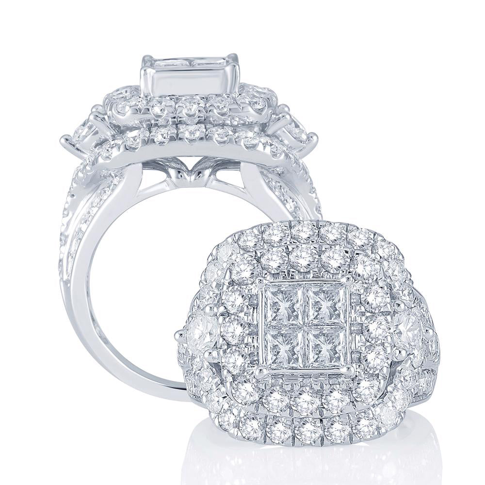 14K 4.00CT DIA RING