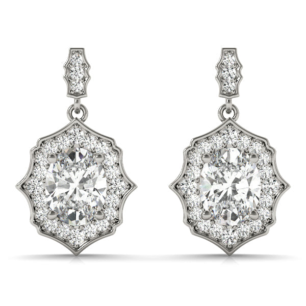 Halo Diamond Earring