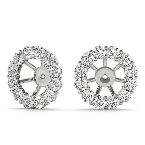 EARRING JACKET FOR 1.0 CT CENTER