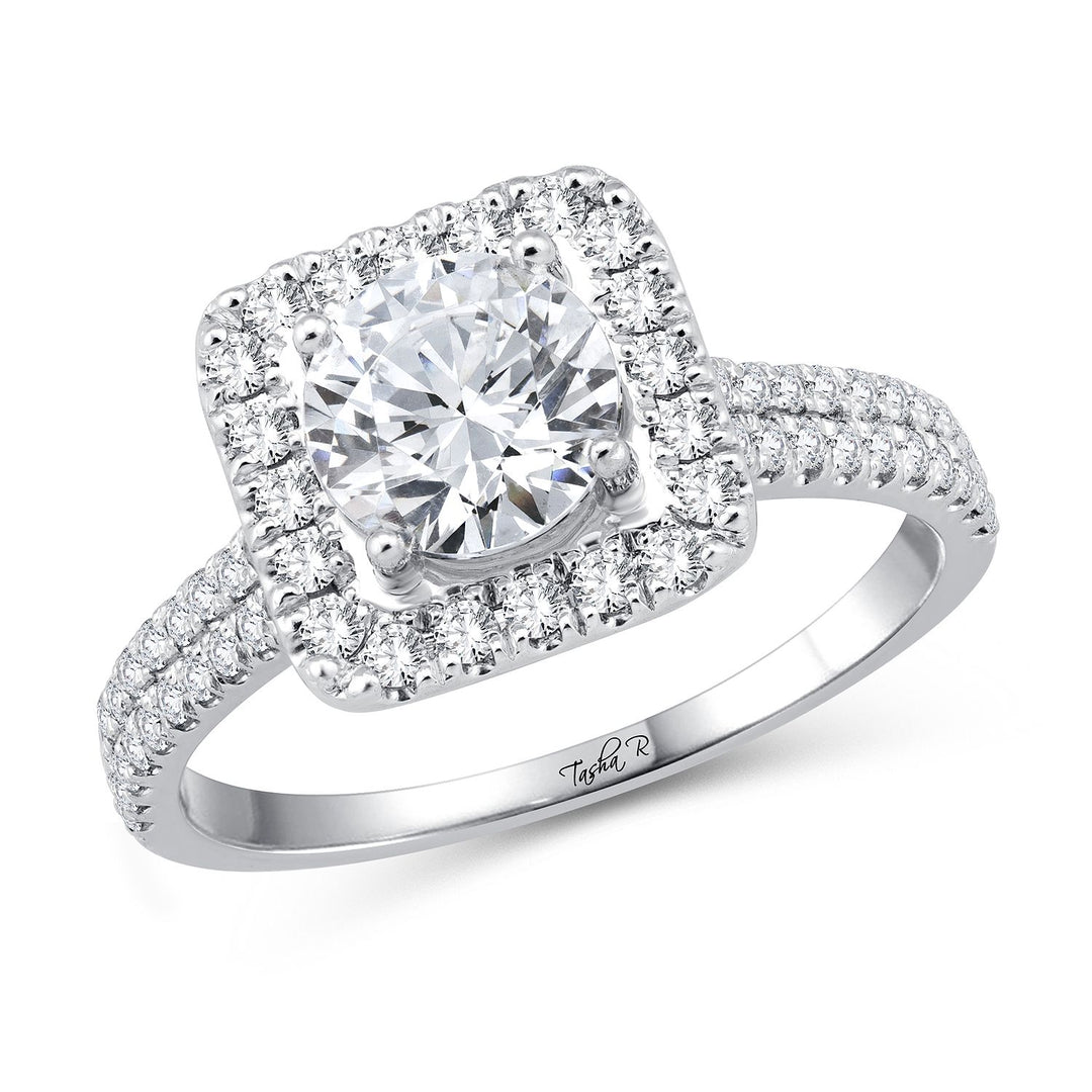 1.50CT DI PLATINUM RING