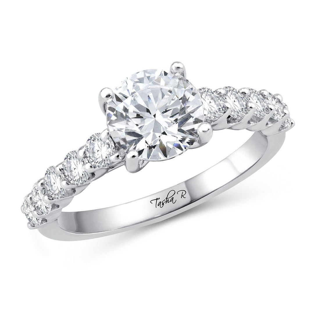 0.73CT Diamond PLATINUM RING