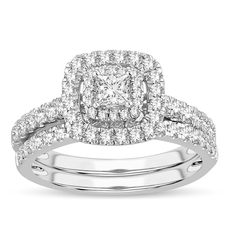 Brilliant 14k White Gold Lab Diamond Engagement Ring (1.00CT)